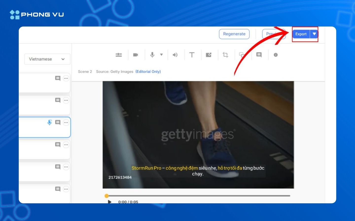 Chọn Tải Xuống để lưu video về máy