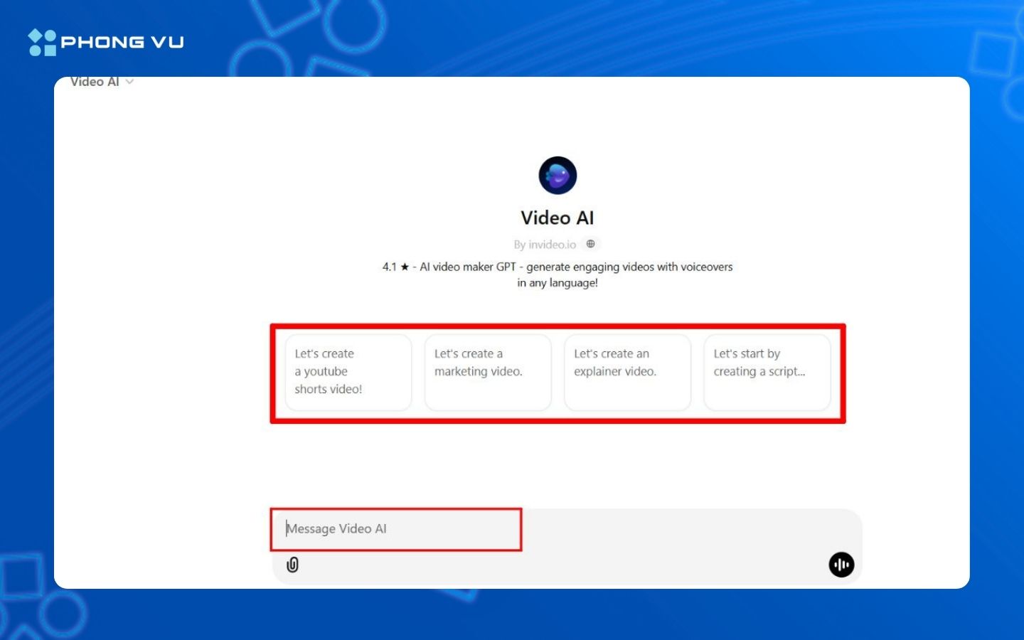 Tạo kịch bản cho video
