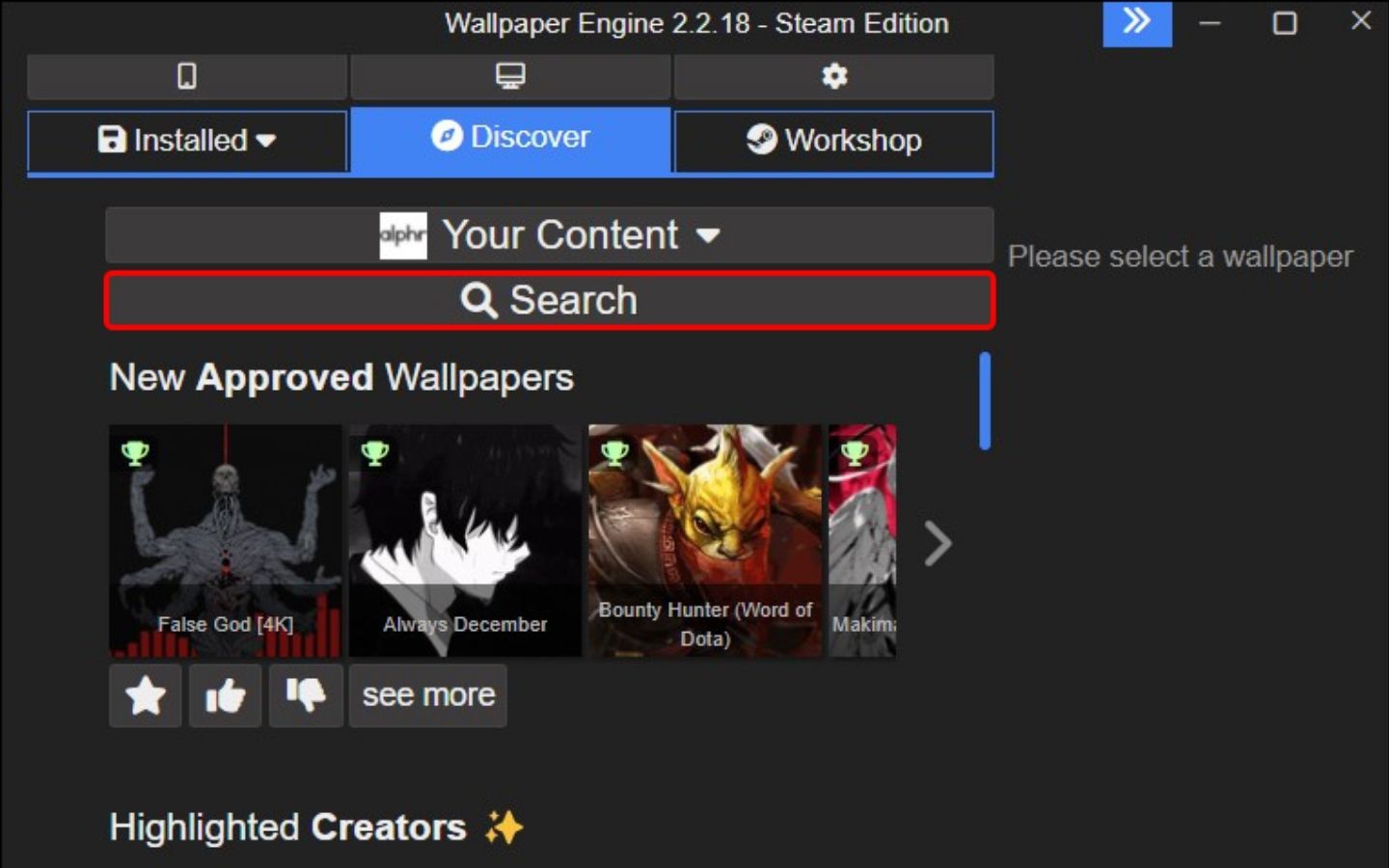Cách tải hình nền động cho máy tính vừa nhanh vừa đẹp 3 Tìm kiếm hình ảnh bạn thích rồi nhập vào nhé. (Nguồn: Internet)