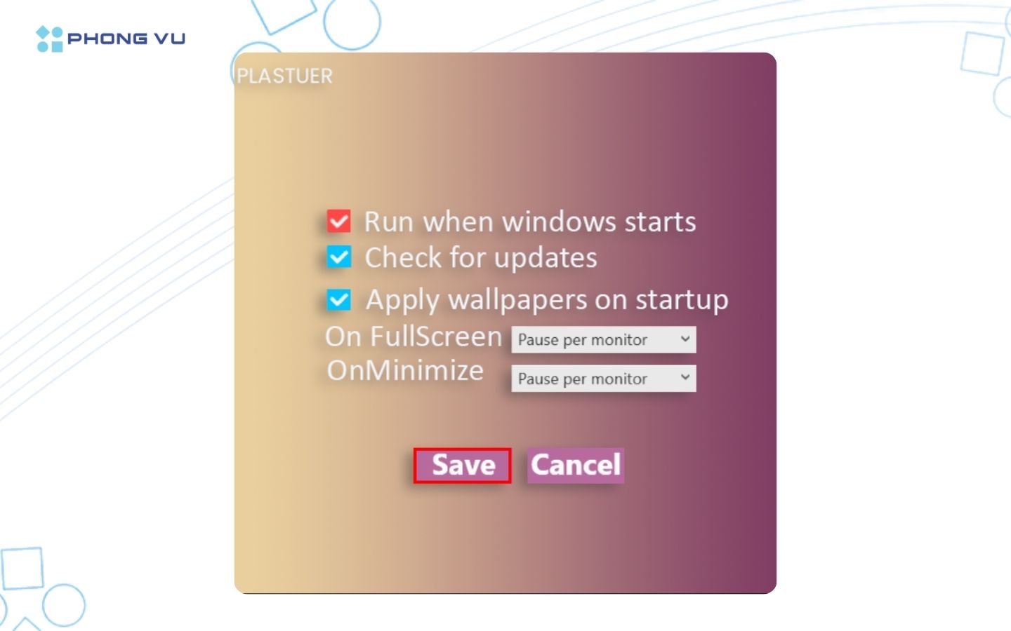 Cách tải hình nền động cho máy tính vừa nhanh vừa đẹp 7 Xác nhận lựa chọn của bạn bằng cách làm theo hướng dẫn trong ứng dụng.