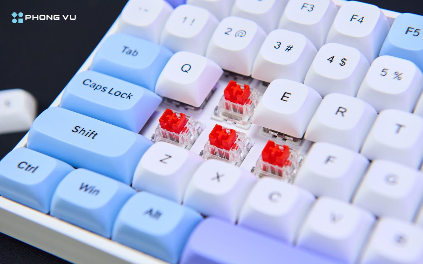 Đánh giá bàn phím cơ AULA S100 Pro: Lựa chọn phổ thông đáng cân nhắc 3 Bàn phím AULA S100 Pro với tính năng hot-swap tiện lợi dễ thay thế