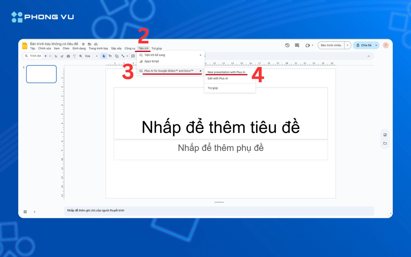 Hướng dẫn dùng ChatGPT làm PowerPoint bằng công cụ PlusAI