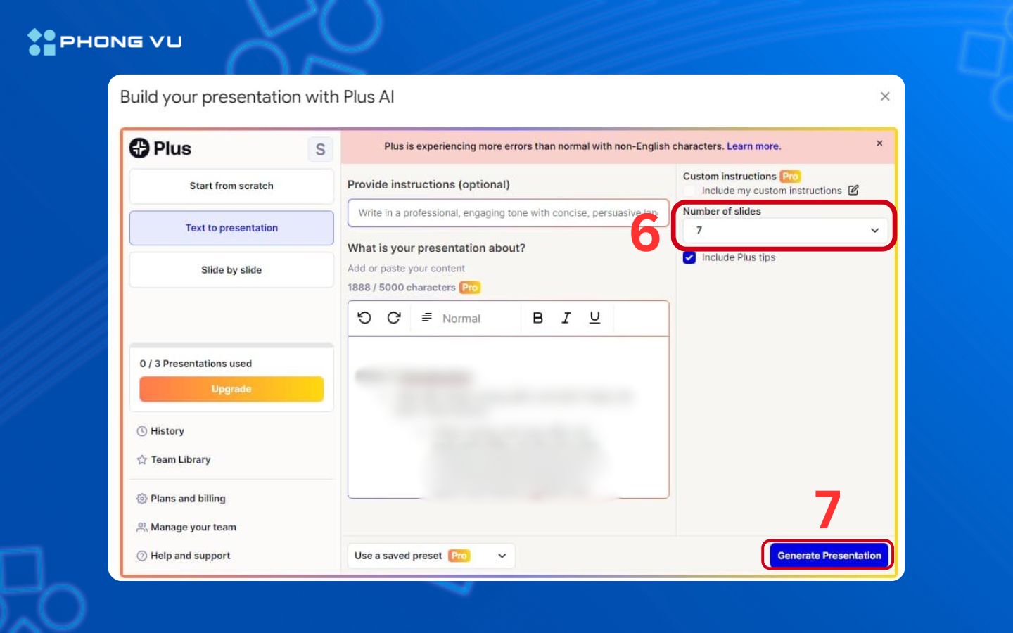 Hướng dẫn dùng ChatGPT làm PowerPoint bằng công cụ PlusAI