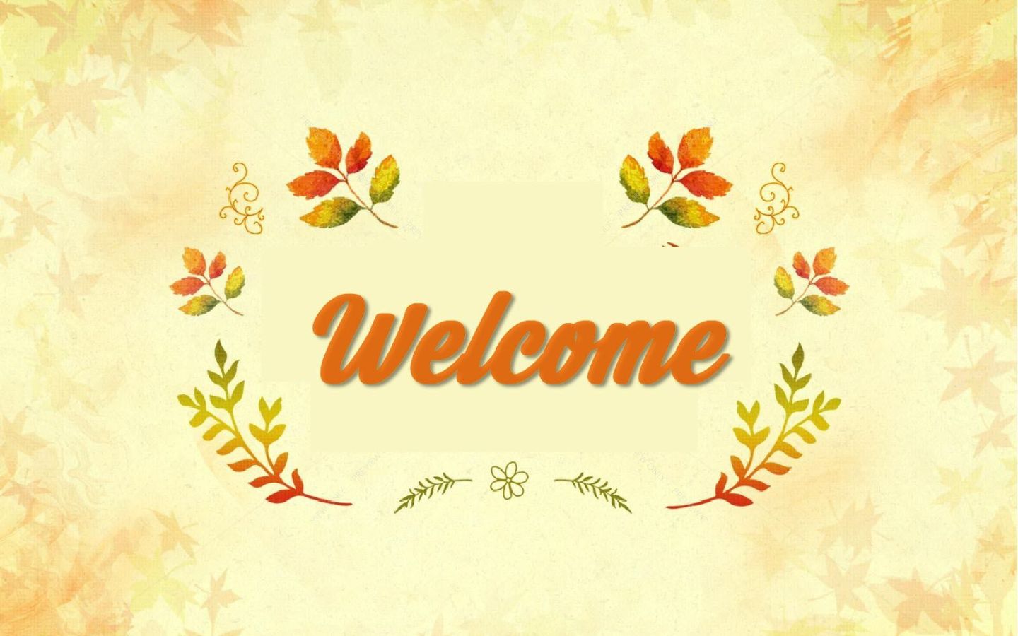 Hình nền máy tính với chữ Welcome