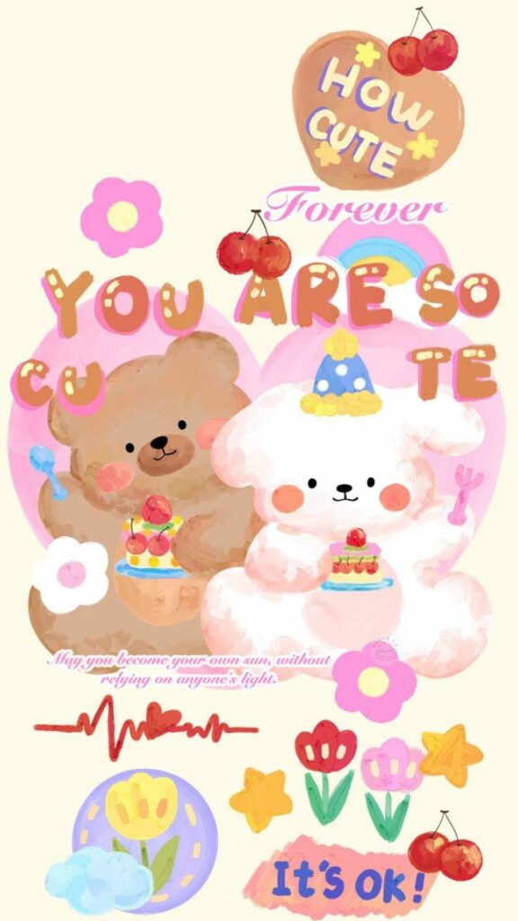 hinh nen cute co chu 8