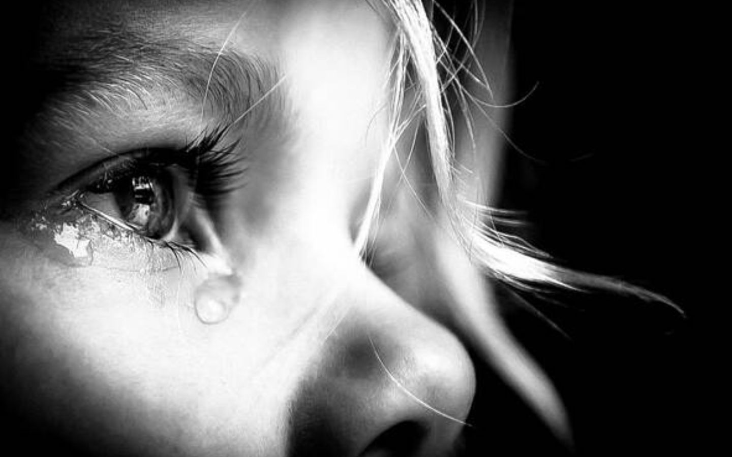 Hình nền đen buồn cho máy tính ngầu, 4K