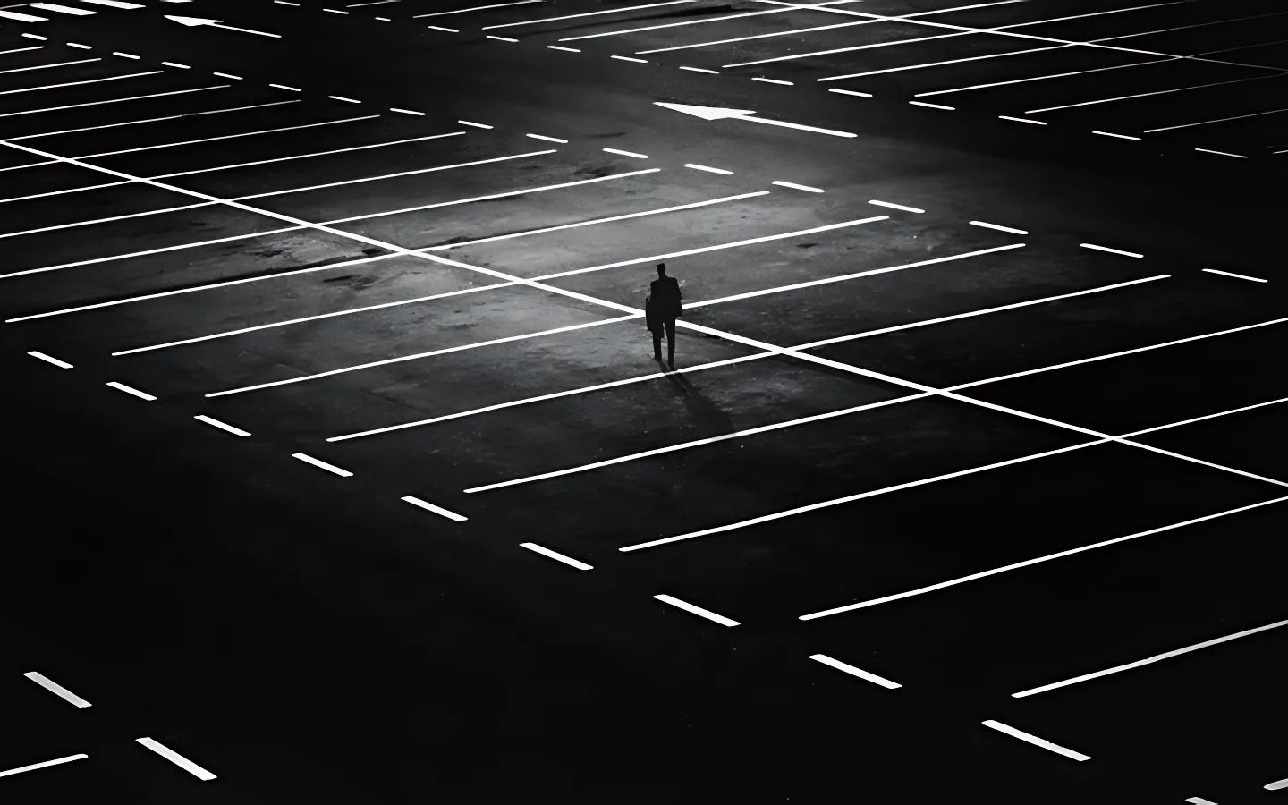 Hình ảnh nền đen buồn cô đơn trong không gian rộng lớn