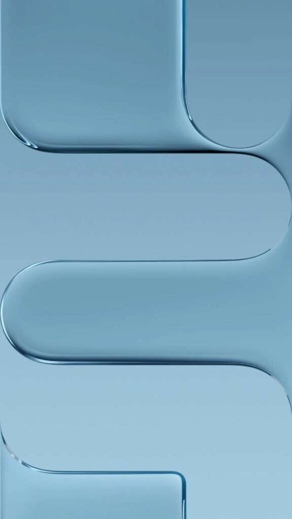 Hình nền iPhone Air xanh pastel nhẹ nhàng, thanh thoát