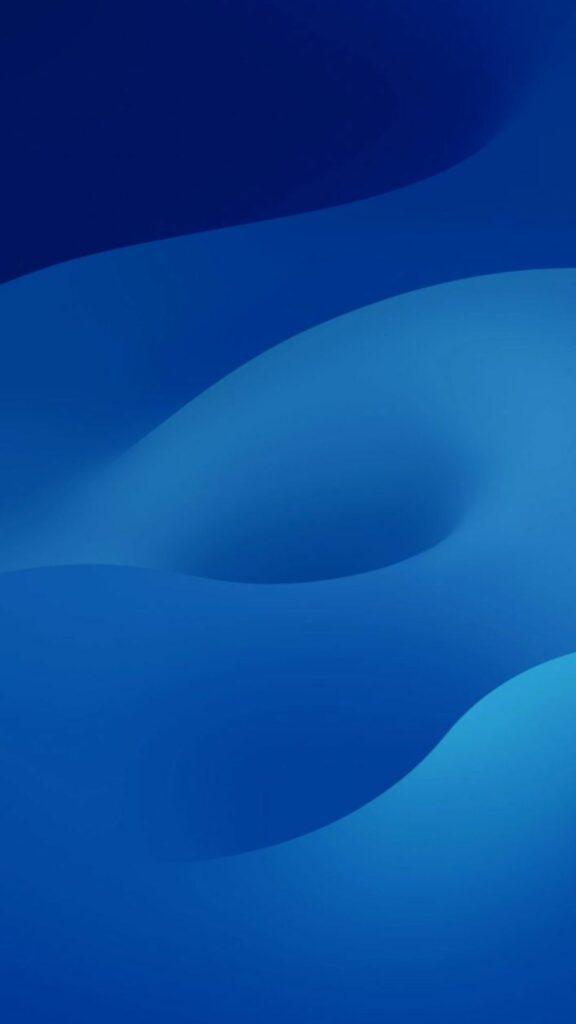 Sóng màu xanh lam trầm, tạo chiều sâu thị giác