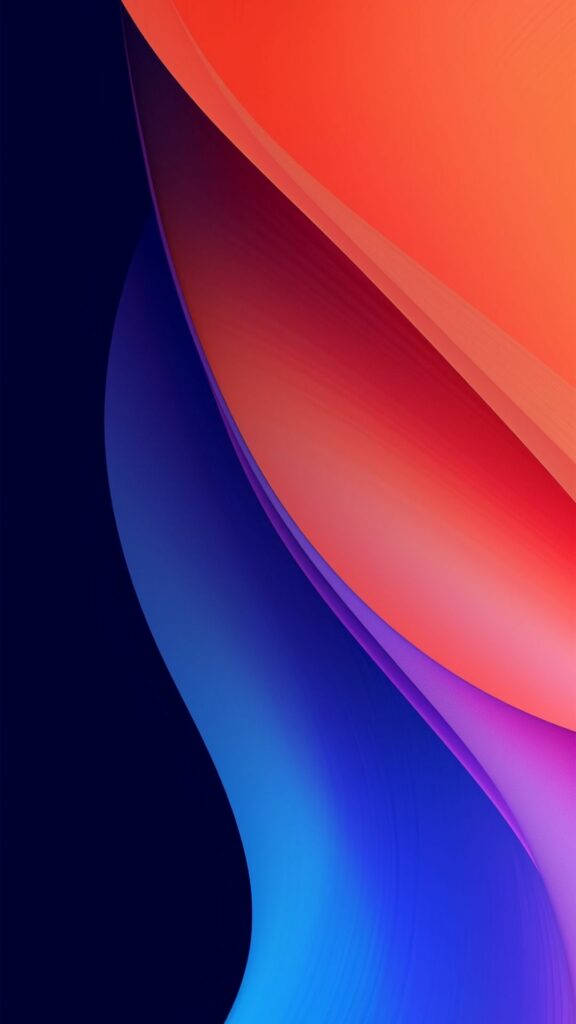 Hình nền trừu tượng nhiều màu sắc với sóng chuyển màu