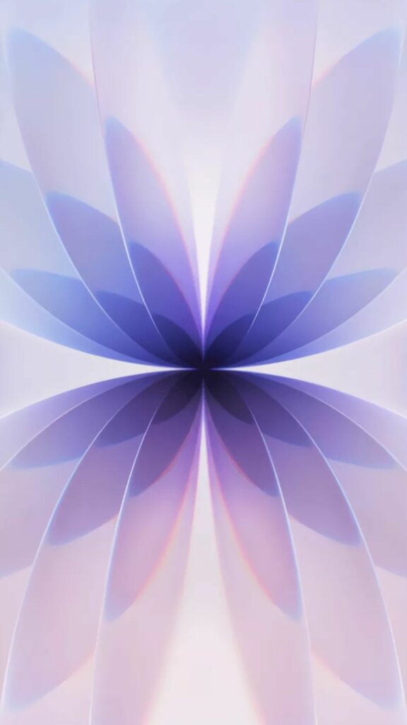 Hình nền mặc định iPhone 17 Air màu tím huyền ảo