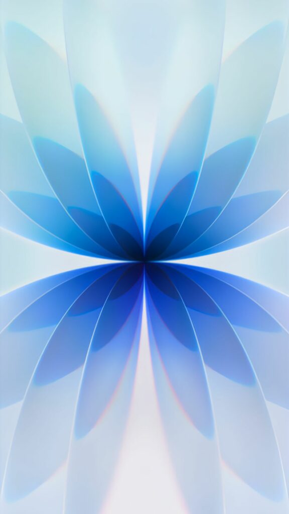 Hình nền dành cho iPhone 17 Air xanh dương thanh thoát