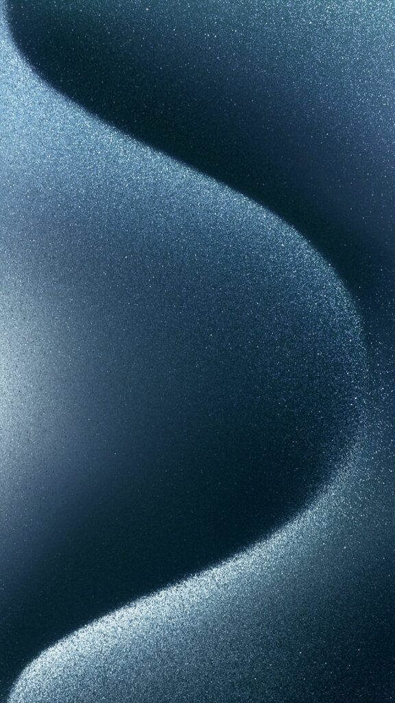 Hình nền iPhone 15 với gam màu xanh dương trầm tĩnh