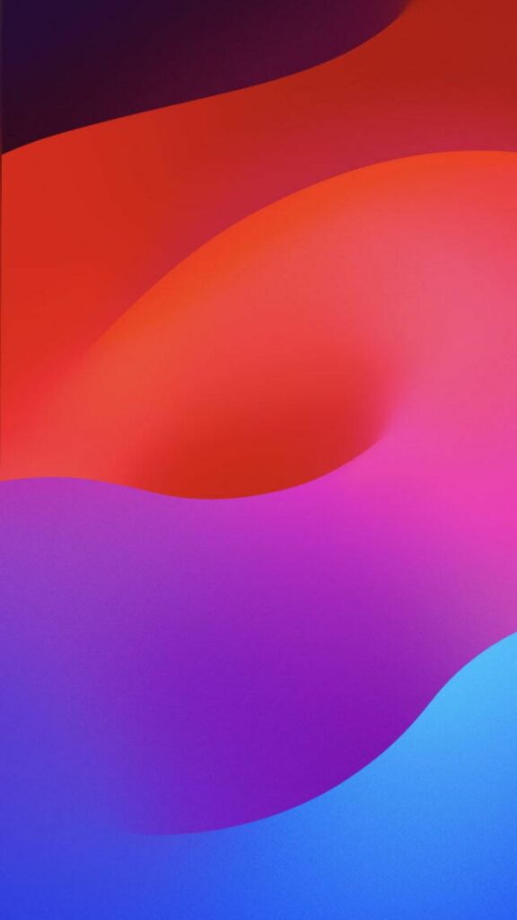 Sự hòa trộn rực rỡ của các gam màu tím, hồng và cam