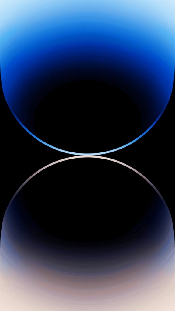 Màu xanh dương đậm dần từ trên xuống dưới, mang lại cảm giác sâu lắng