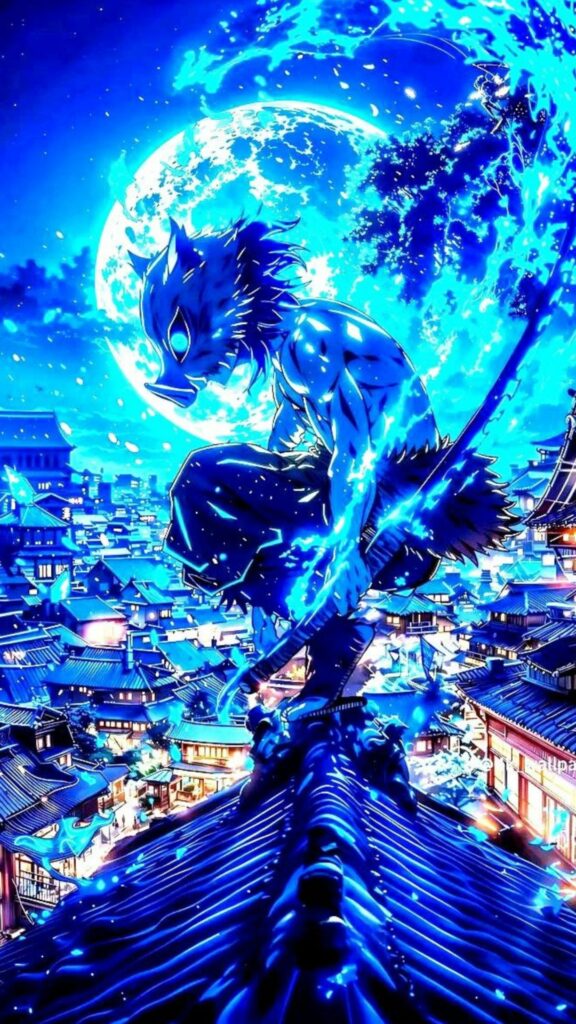 Tải ngay hình nền bộ tứ bá đạo Kimetsu No Yaiba: Tanjiro, Nezuko, Zenitsu, Inosuke 23 hinh nen kimetsu no yaiba 28