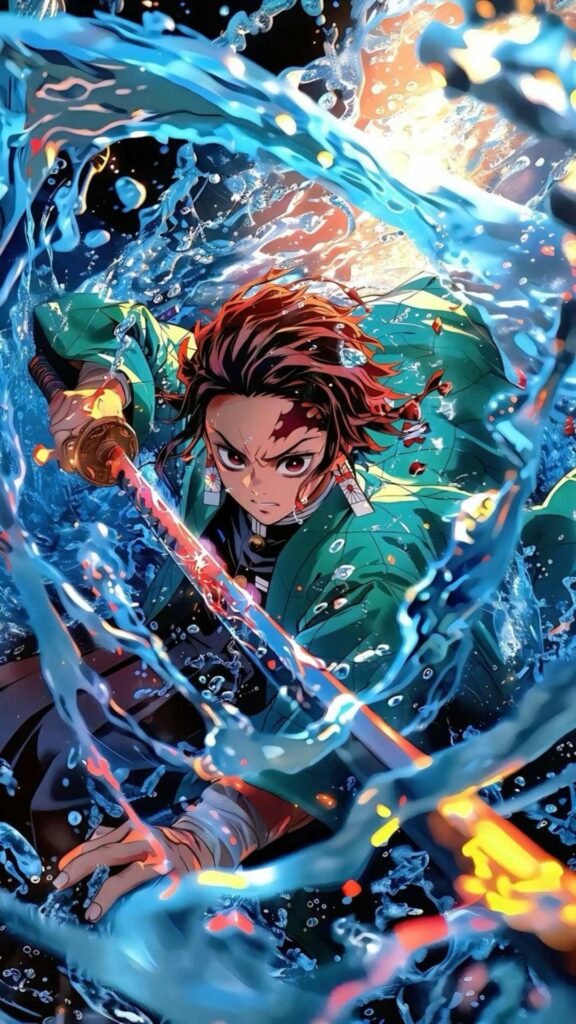 Tải ngay hình nền bộ tứ bá đạo Kimetsu No Yaiba: Tanjiro, Nezuko, Zenitsu, Inosuke 30 hinh nen kimetsu no yaiba 35