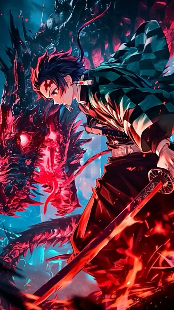 Tải ngay hình nền bộ tứ bá đạo Kimetsu No Yaiba: Tanjiro, Nezuko, Zenitsu, Inosuke 36 hinh nen kimetsu no yaiba 41