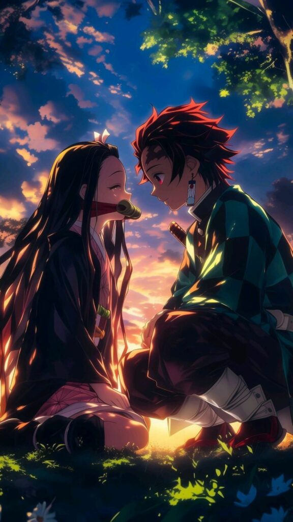 Tải ngay hình nền bộ tứ bá đạo Kimetsu No Yaiba: Tanjiro, Nezuko, Zenitsu, Inosuke 39 hinh nen kimetsu no yaiba 44