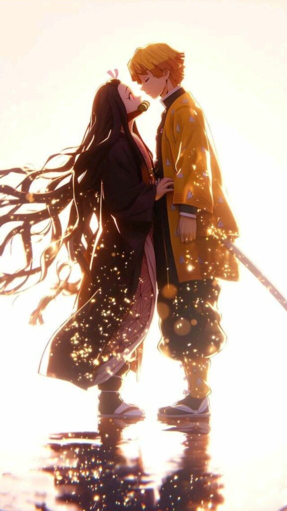 Tải ngay hình nền bộ tứ bá đạo Kimetsu No Yaiba: Tanjiro, Nezuko, Zenitsu, Inosuke 46 hinh nen kimetsu no yaiba 51