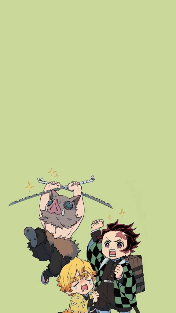 Tải ngay hình nền bộ tứ bá đạo Kimetsu No Yaiba: Tanjiro, Nezuko, Zenitsu, Inosuke 56 hinh nen kimetsu no yaiba 61