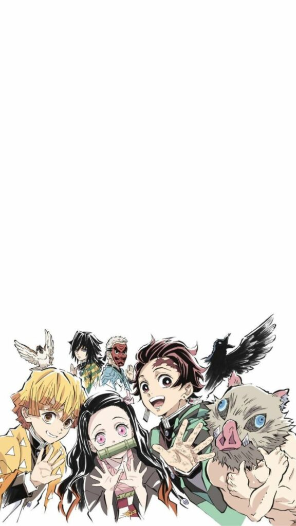 Tải ngay hình nền bộ tứ bá đạo Kimetsu No Yaiba: Tanjiro, Nezuko, Zenitsu, Inosuke 57 hinh nen kimetsu no yaiba 62