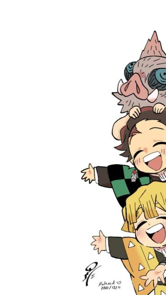 Tải ngay hình nền bộ tứ bá đạo Kimetsu No Yaiba: Tanjiro, Nezuko, Zenitsu, Inosuke 62 hinh nen kimetsu no yaiba 67