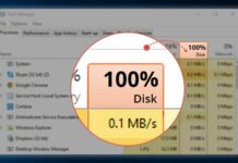 Khắc phục lỗi full disk 100% trên Windows 11