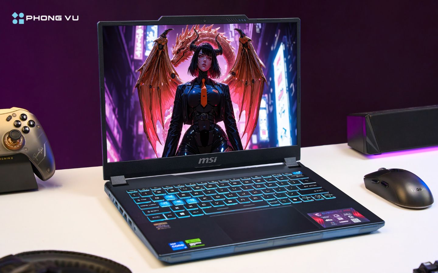 Đánh giá MSI Cyborg 14 A13VE - 090VN: Lựa chọn laptop gaming 14 inch nhỏ gọn giá rẻ 4 Laptop MSI Cyborg 14 A13VE - 090VN được trang bị cấu hình mạnh mẽ, nổi bật với chip Intel Core i7-13620H và RTX 4050