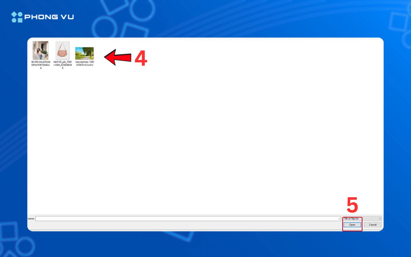 Hướng dẫn chỉnh sửa hình ảnh có sẵn 