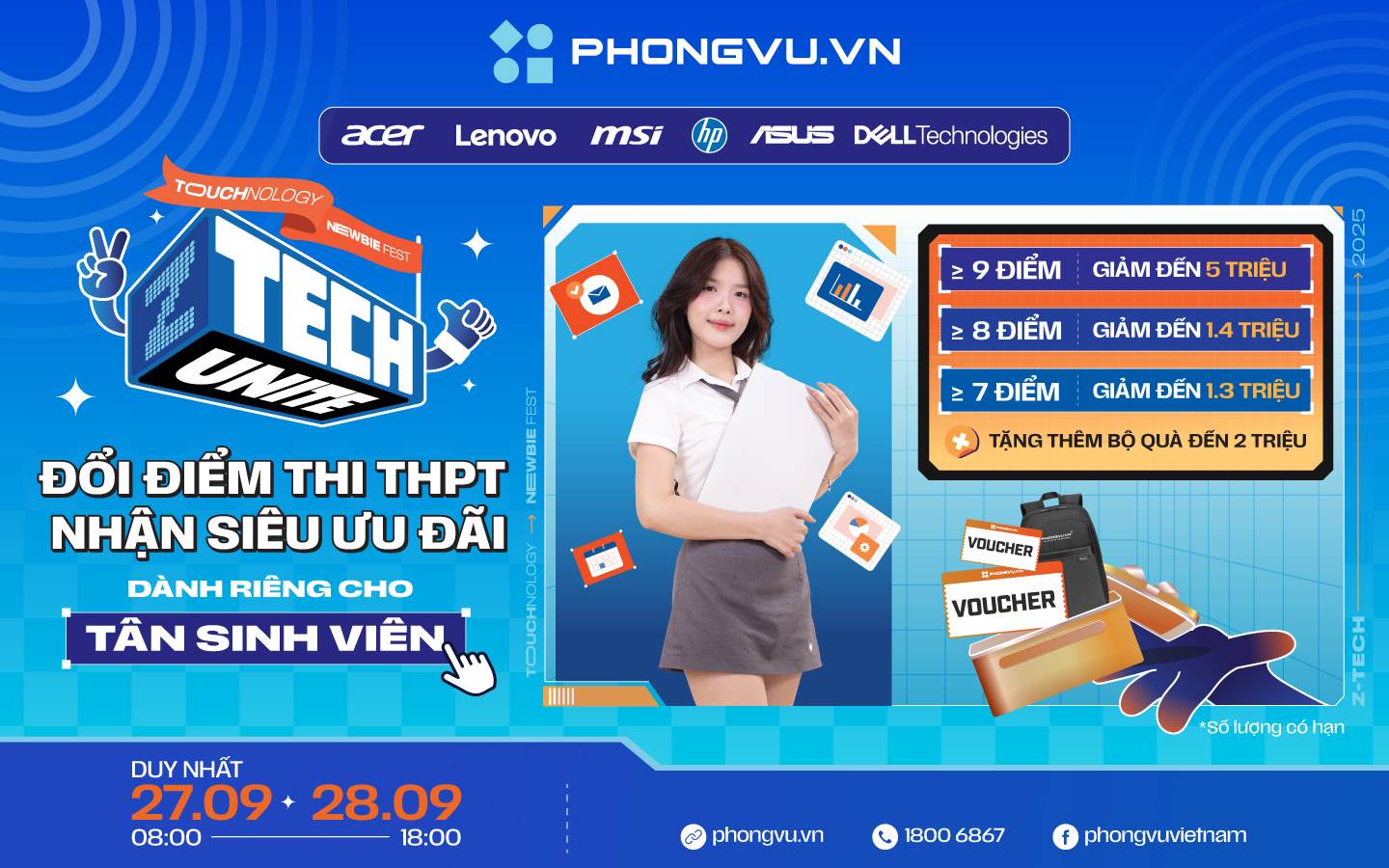 Ngày hội tân sinh viên Z Tech với nhiều ưu đãi