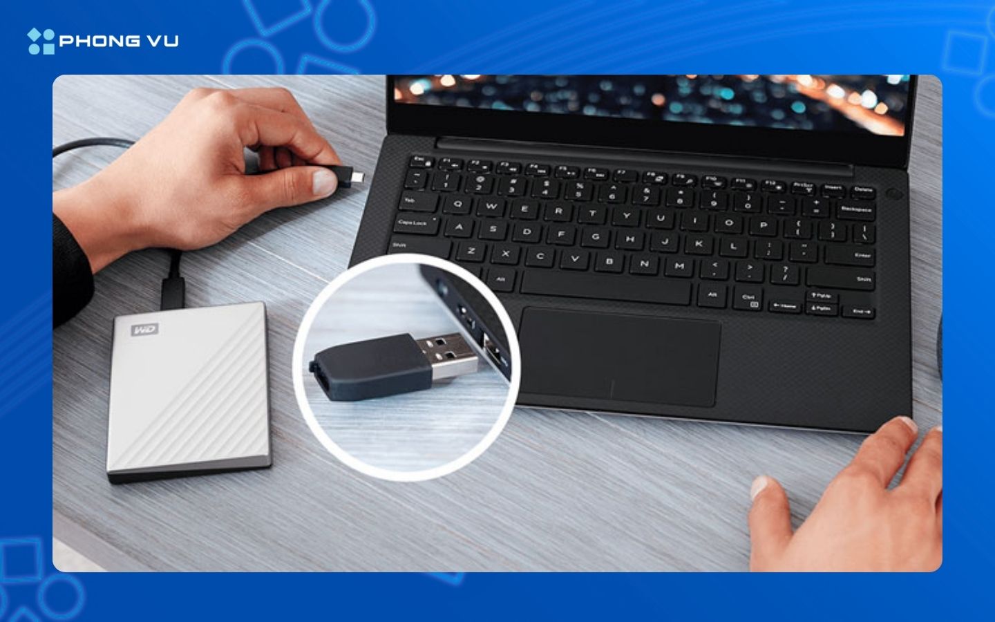 Top 10 ổ cứng HDD tốt nhất dành cho PC hiện nay 10 Ổ cứng di động HDD WD My Passport tích hợp phần mềm thông minh