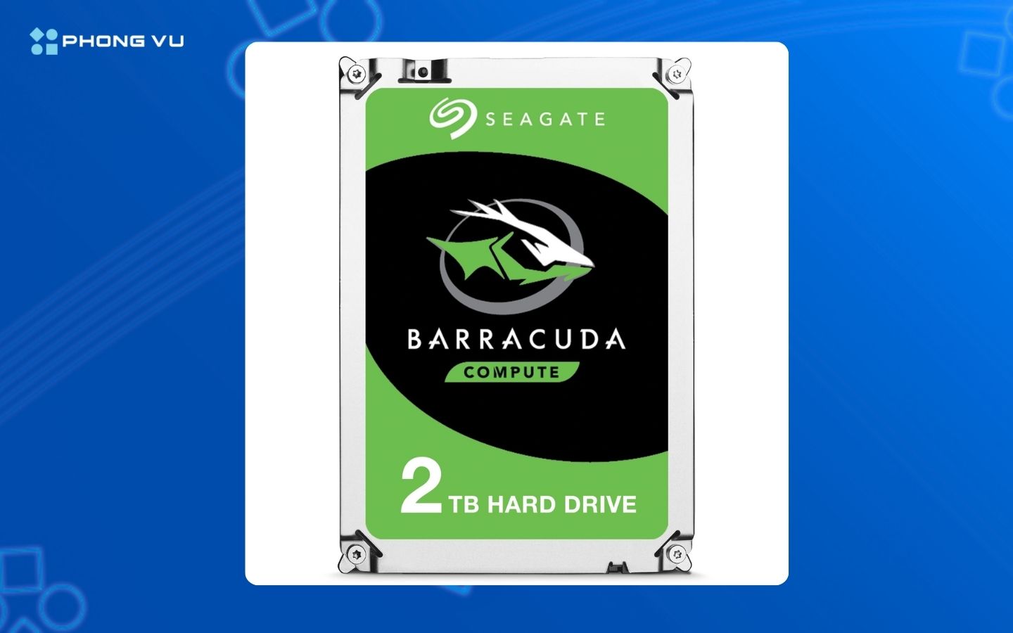 Top 10 ổ cứng HDD tốt nhất dành cho PC hiện nay 3 Ổ cứng HDD Seagate BarraCuda 2TB với thiết kế nhỏ gọn