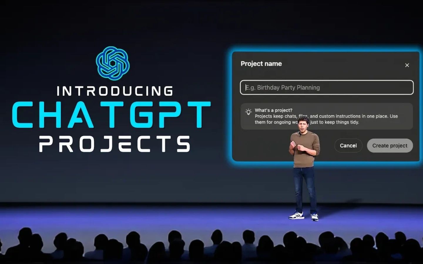 OpenAI giới thiệu  ChatGPT Projects 