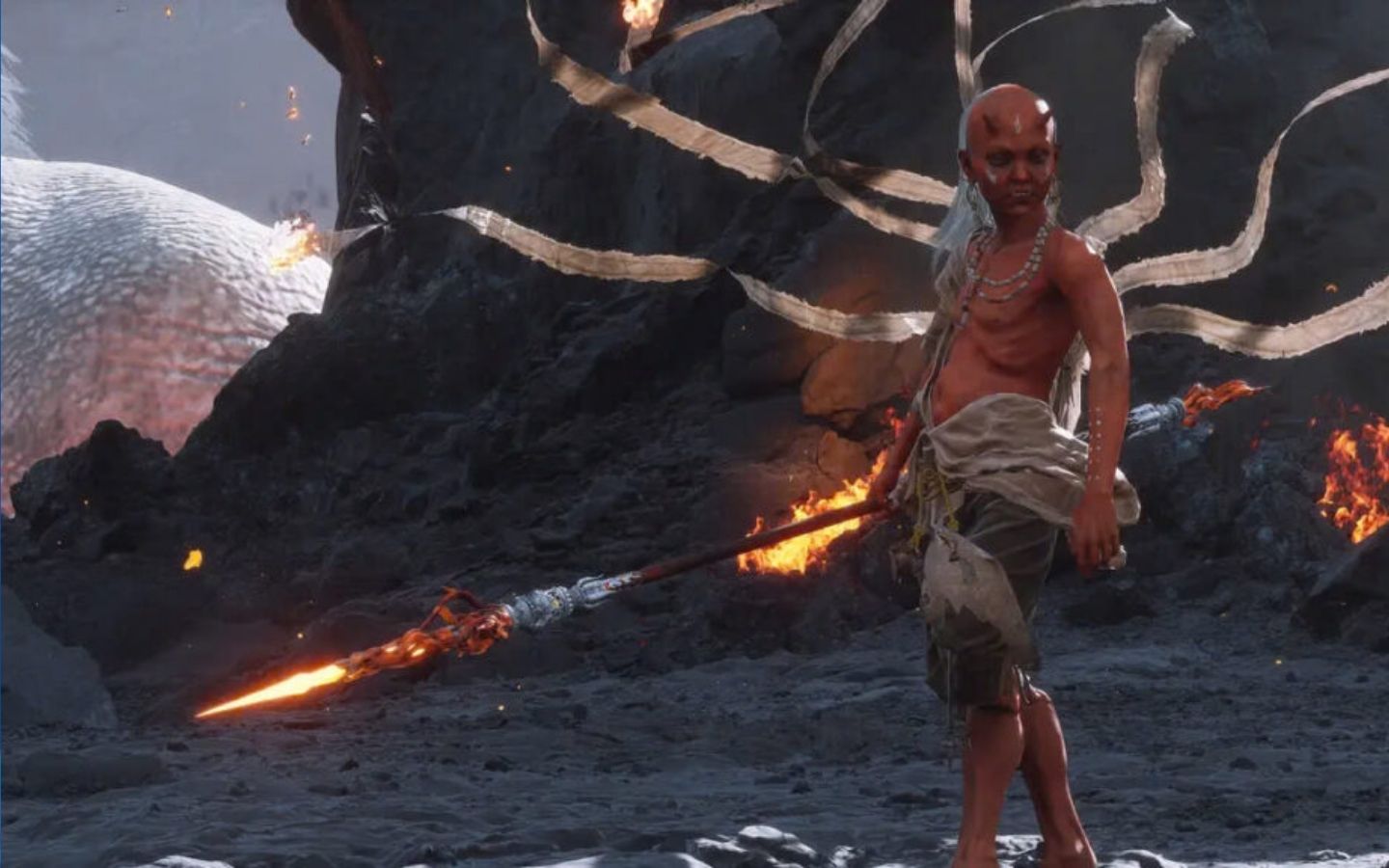 Hồng Hài Nhi - boss cuối tại cửa ải Hỏa Diệm Sơn