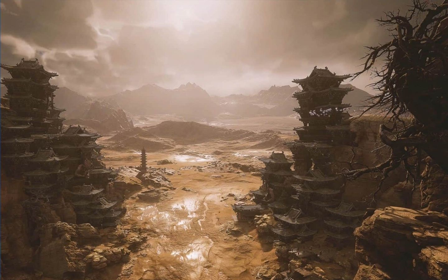 Hoàng Phong Lĩnh gây ấn tượng với những bãi cát mênh mông và dãy núi đồ sộ