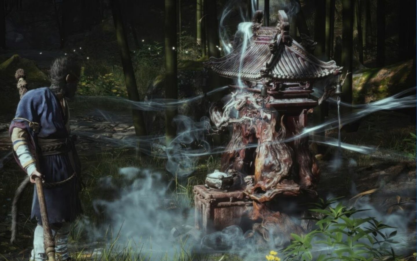 Một con khỉ trẻ tuổi, lãnh trách nhiệm thu thập hương hồn Đại Thánh về một mối và mang về Hoa Quả Sơn