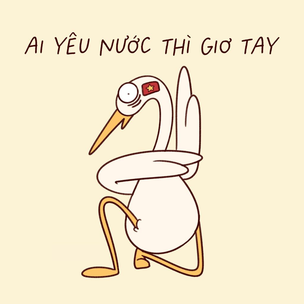 Tình yêu nước nằm ở trong tim mỗi người Việt