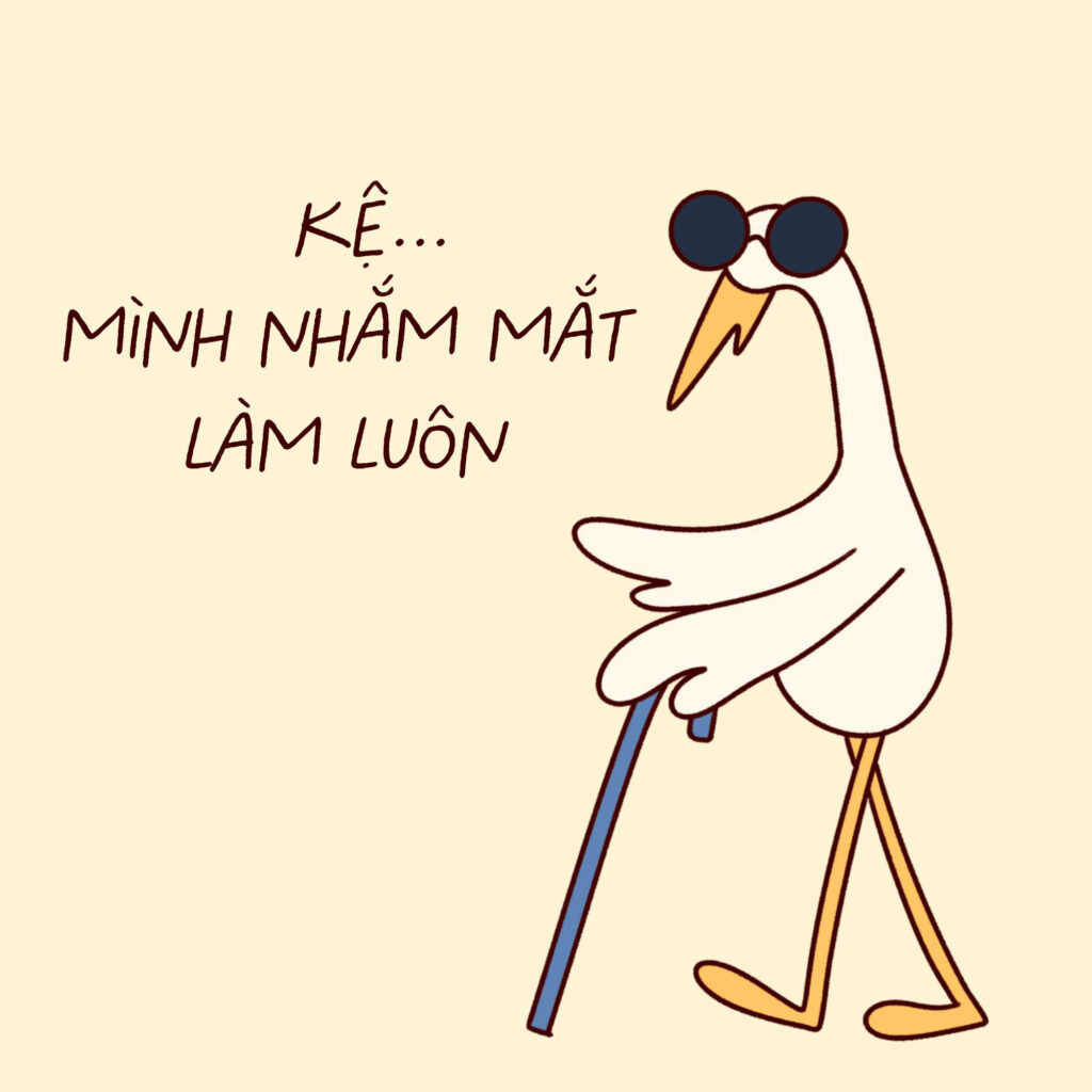 Kệ.... mình nhắm mắt làm luôn