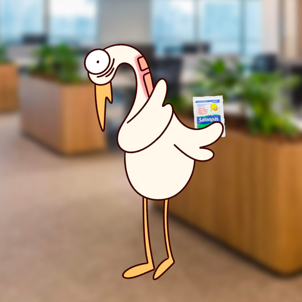 Đi làm thật đau mỏi vai gáy