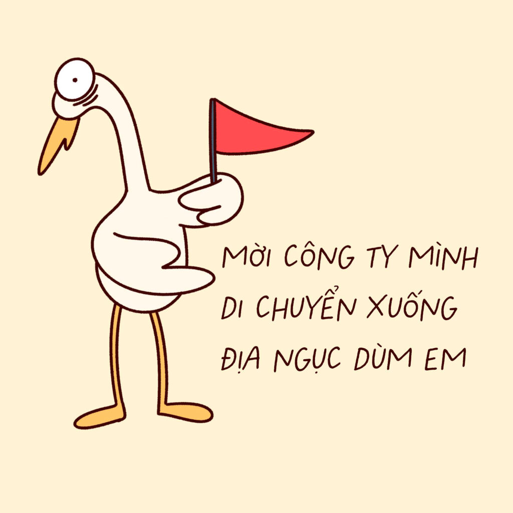 Mời công ty mình di chuyển xuống địa ngục