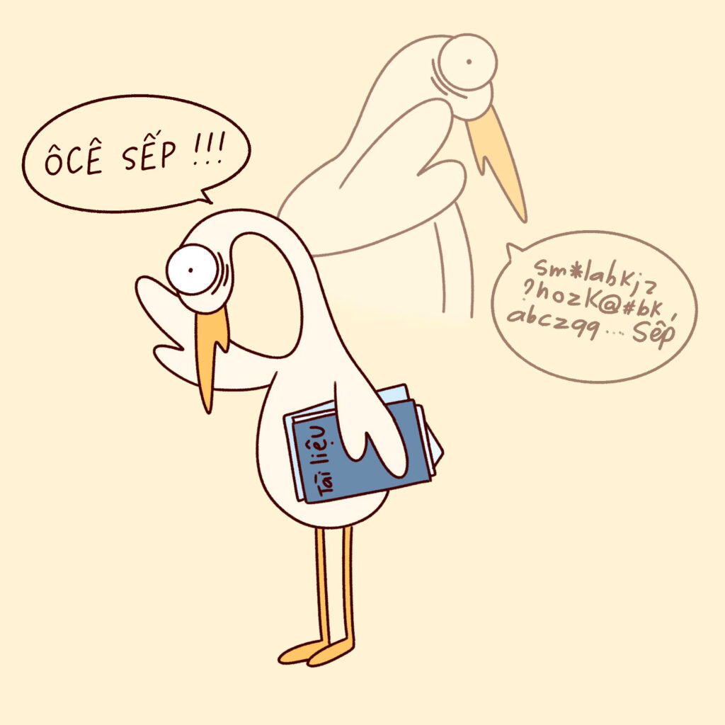 Nội tâm khi nói chuyện với sếp