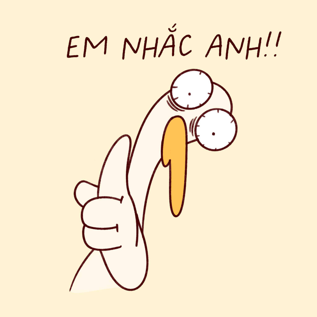 Em nhắc anh