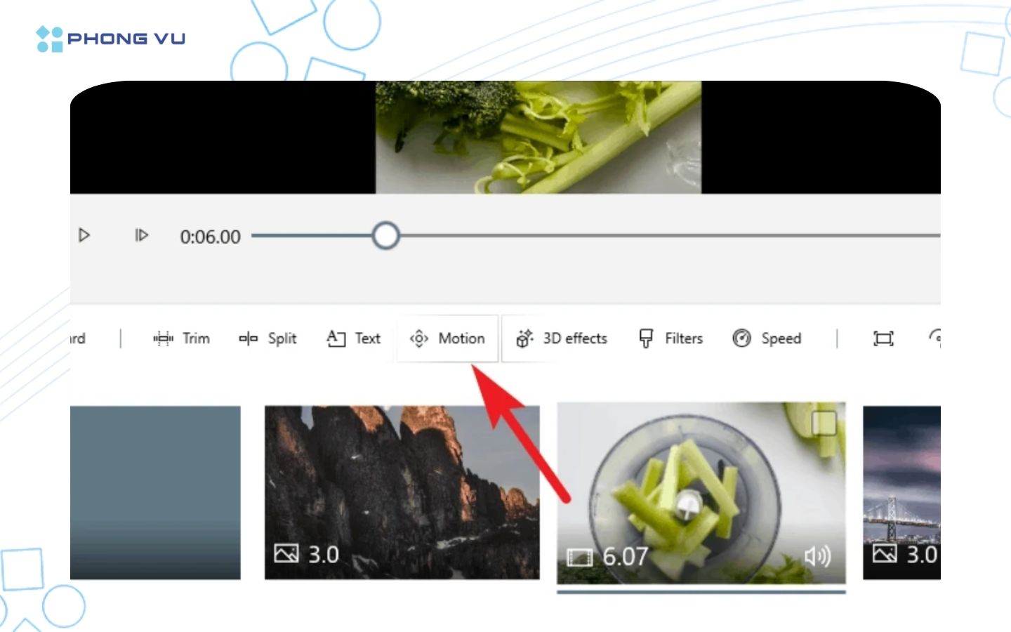 Thêm chuyển động vào ảnh với tính năng Motion