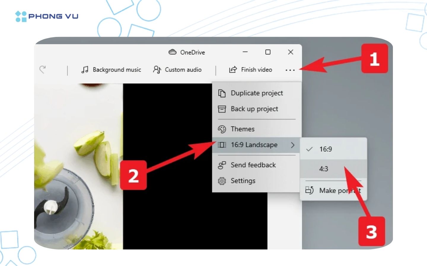 Thay đổi tỷ lệ khung hình 