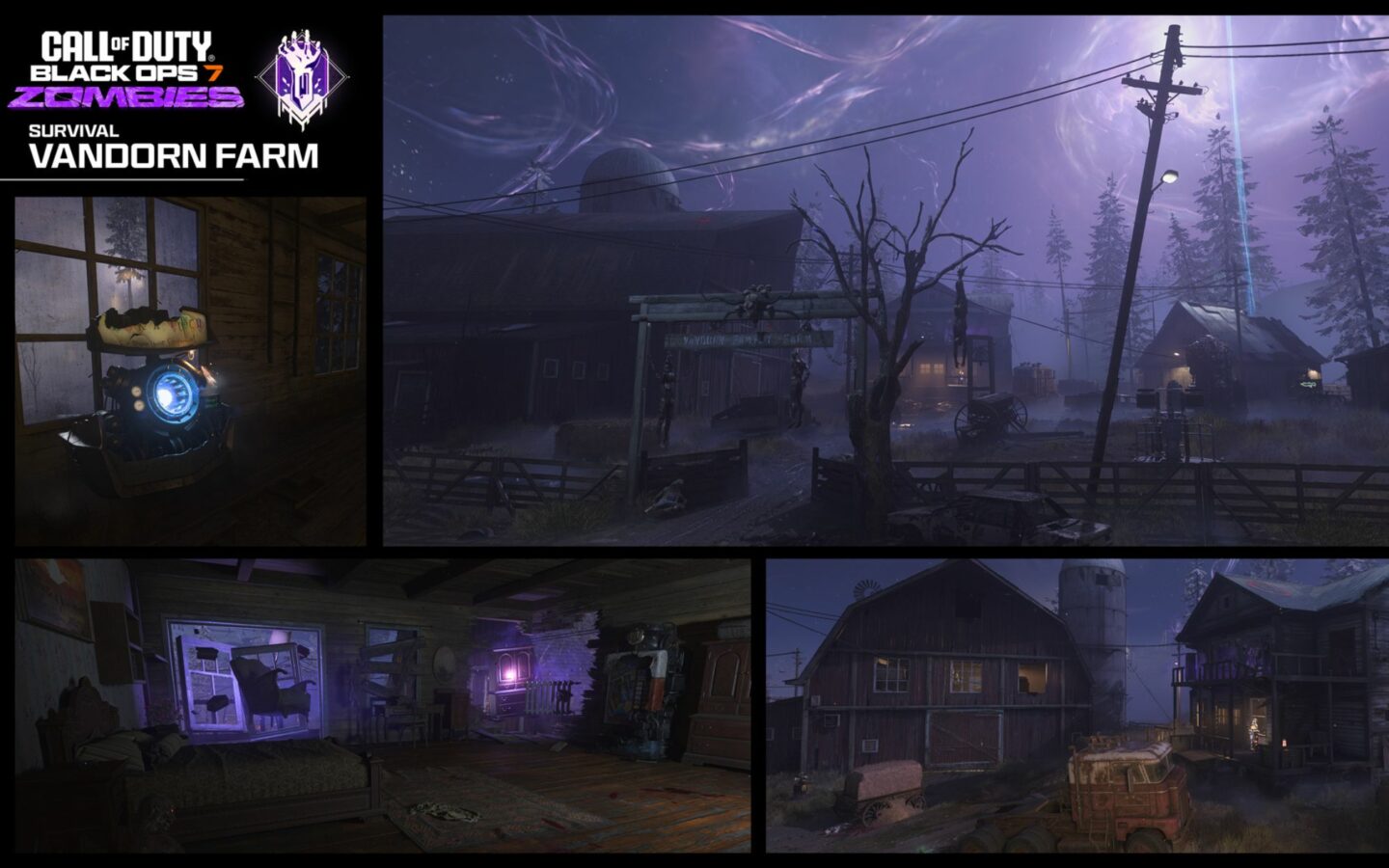 Bản đồ Vandorn Farm trong chế độ Zombies Survival