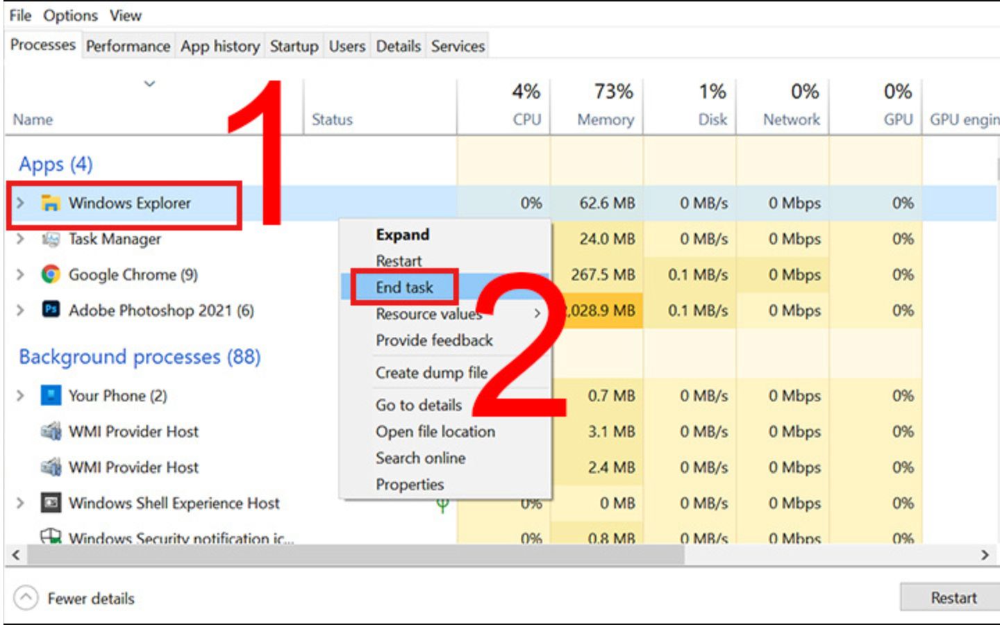 Quản lý và vô hiệu hóa ứng dụng chạy ngầm