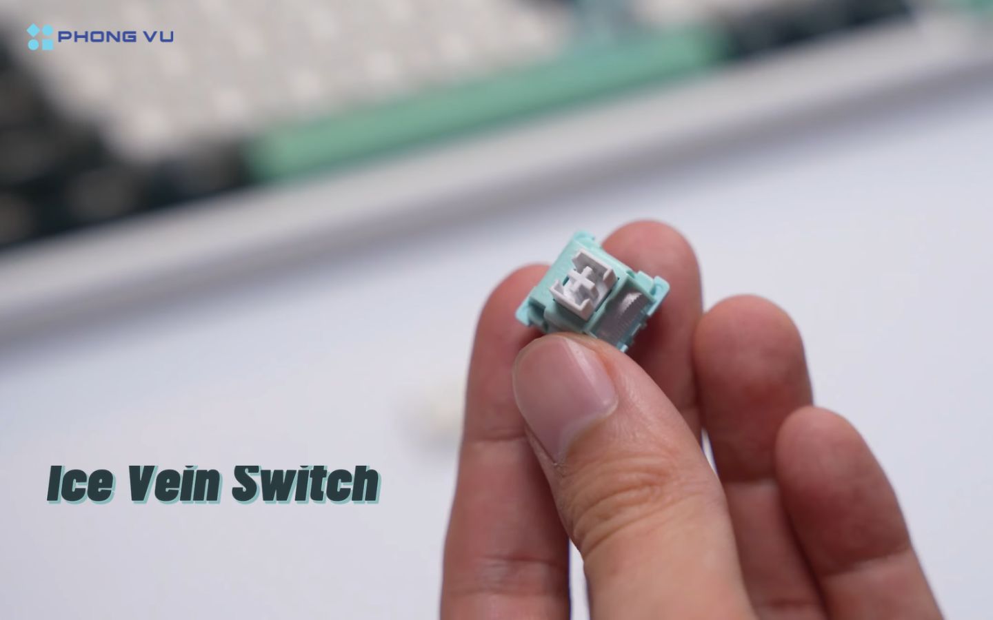 Switch Ice Vein 42g cho cảm giác gõ mượt mà, bền bỉ tới 60 triệu lần nhấn