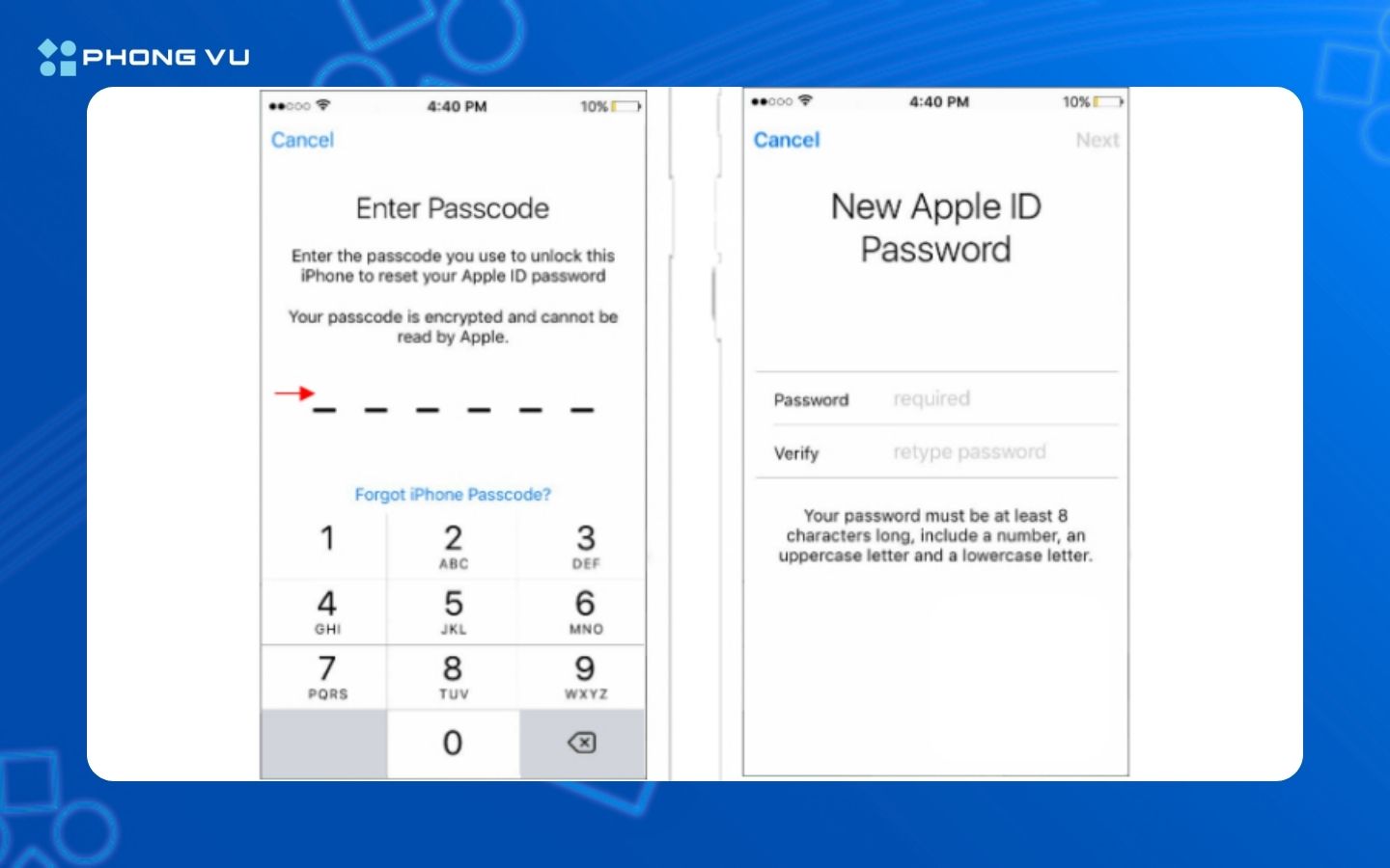 3 cách lấy lại tài khoản Apple ID bị vô hiệu hóa chỉ trong một nốt nhạc 5 Sau khi thực hiện xong, bạn đã có thể đăng nhập lại bằng ID Apple và mật khẩu mới.