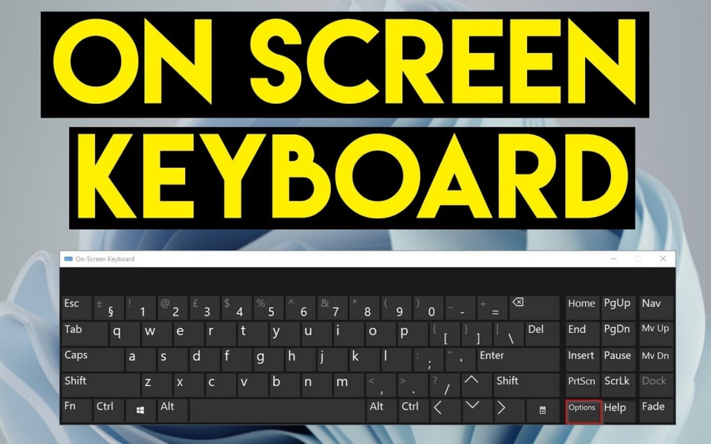 Bàn phím ảo là một phần mềm hiển thị bàn phím trên màn hình máy tính